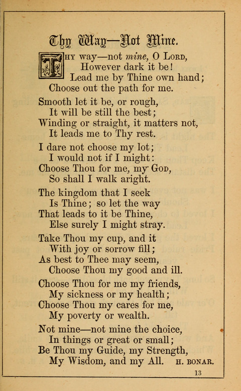 One Hundred Choice Hymns: in large type page 13