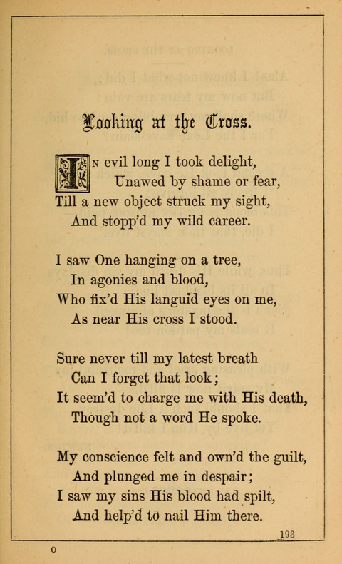 One Hundred Choice Hymns: in large type page 193