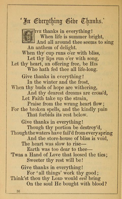 One Hundred Choice Hymns: in large type page 36