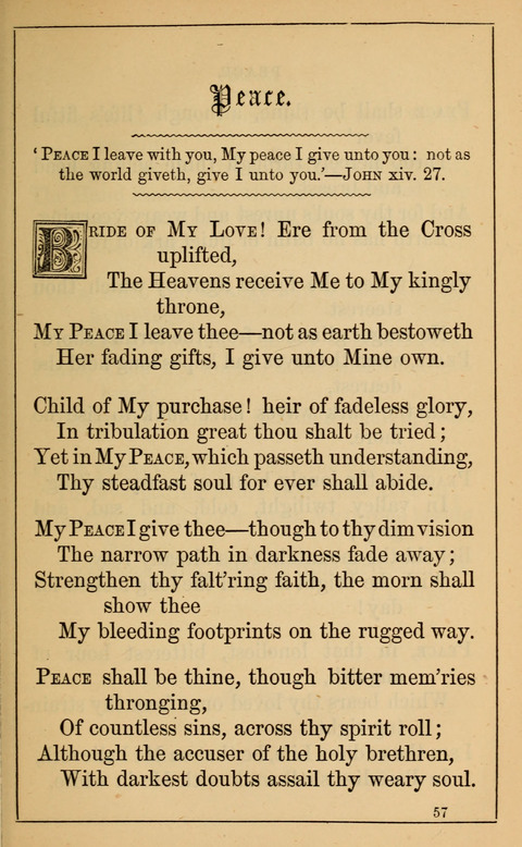 One Hundred Choice Hymns: in large type page 57