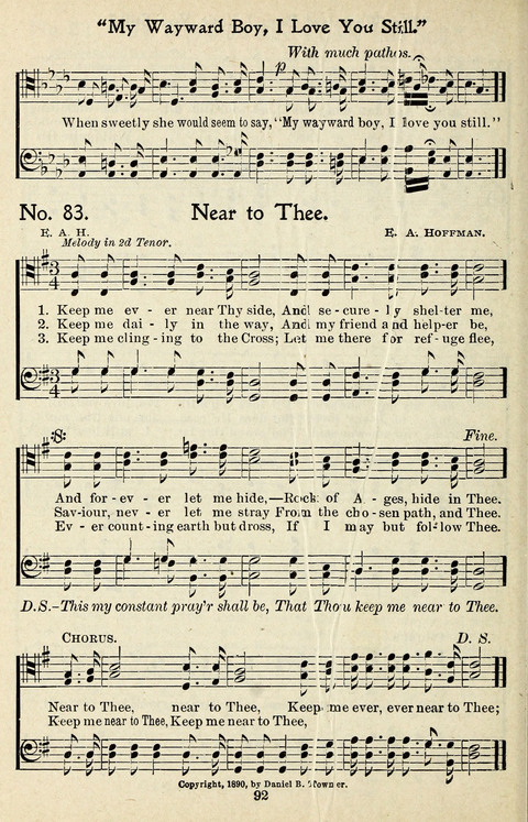 One Hundred Gospel Hymns: for male voices page 90