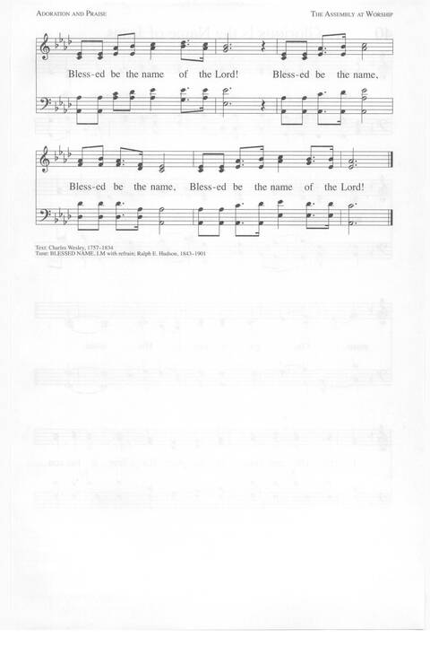 One Lord, One Faith, One Baptism: an African American ecumenical hymnal page 56