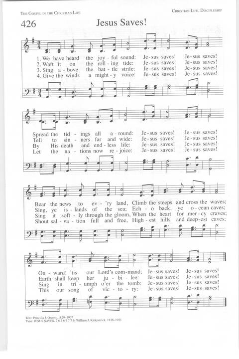 One Lord, One Faith, One Baptism: an African American ecumenical hymnal page 677
