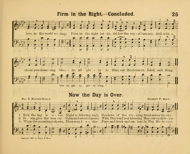 Our Song Book: a collection of songs selected and edited expressly for the Sunday School of the First Baptist Peddie Memorial Church, Newark, N. J. page 24