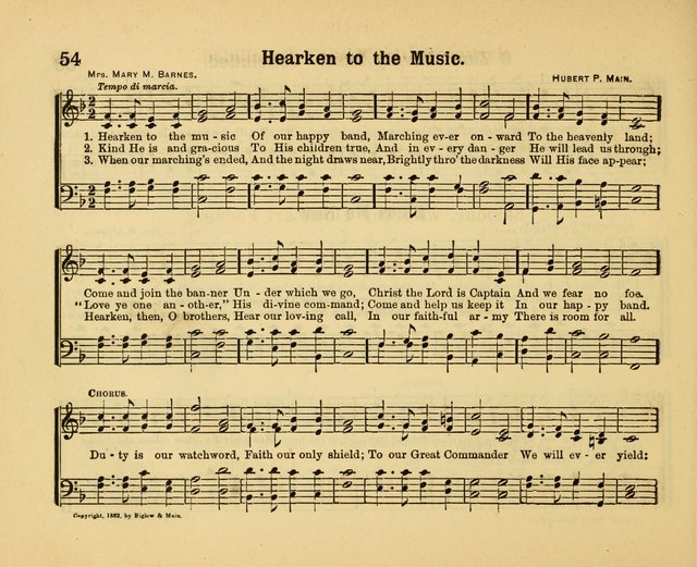 Our Song Book: a collection of songs selected and edited expressly for the Sunday School of the First Baptist Peddie Memorial Church, Newark, N. J. page 53