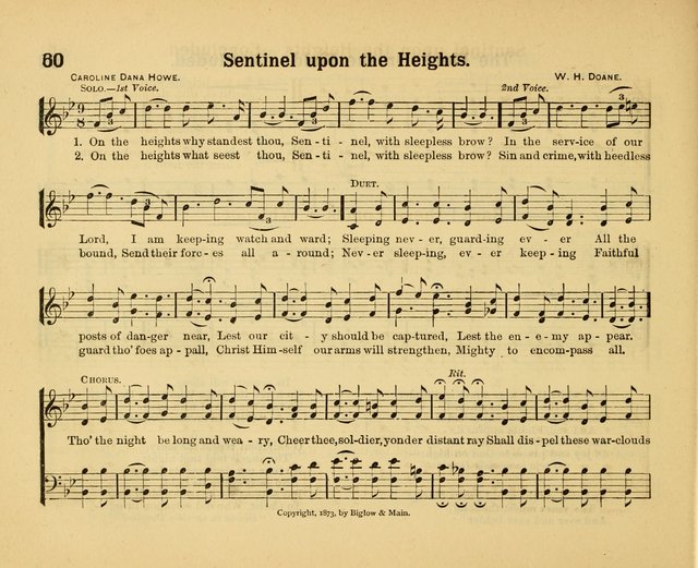 Our Song Book: a collection of songs selected and edited expressly for the Sunday School of the First Baptist Peddie Memorial Church, Newark, N. J. page 59