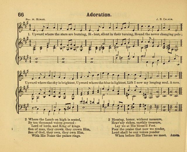 Our Song Book: a collection of songs selected and edited expressly for the Sunday School of the First Baptist Peddie Memorial Church, Newark, N. J. page 65