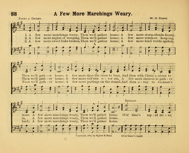 Our Song Book: a collection of songs selected and edited expressly for the Sunday School of the First Baptist Peddie Memorial Church, Newark, N. J. page 87