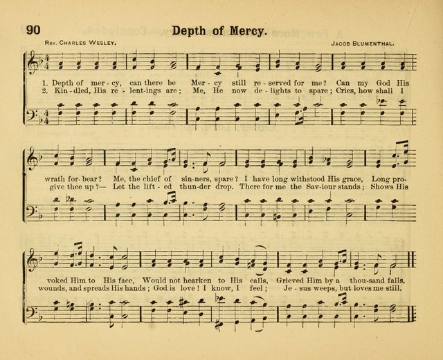 Our Song Book: a collection of songs selected and edited expressly for the Sunday School of the First Baptist Peddie Memorial Church, Newark, N. J. page 89