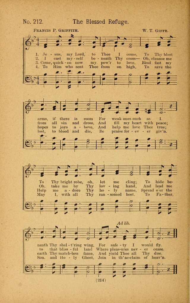 Onward and Upward No. 2: a collection of gospel songs and hymns for Sunday-schools, Endeavor societies, Epworth leagues, devotional meetings, chapel exercises, revivals, etc. page 104