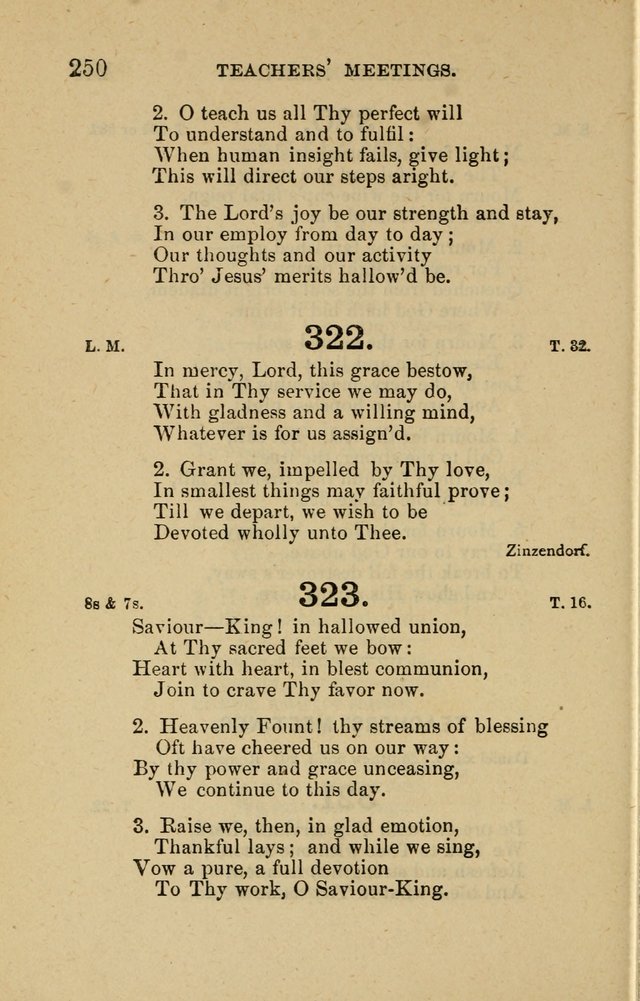 Offices of Worship and Hymns: principally for use in schools. with an appendix of tunes (2nd and rev. ed.) page 250