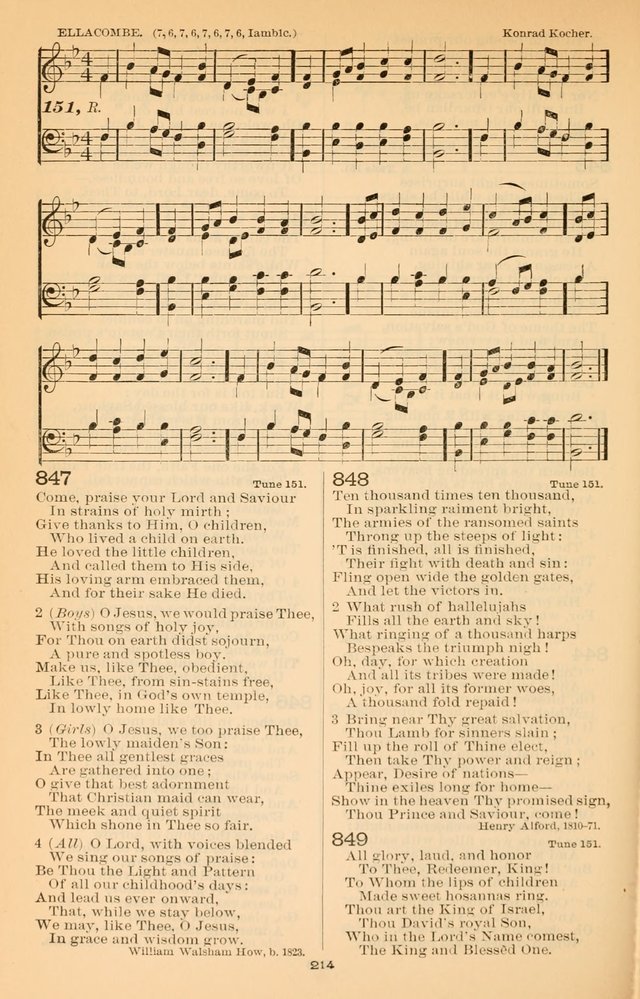 Offices of Worship and Hymns: with tunes, 3rd ed., revised and enlarged page 287