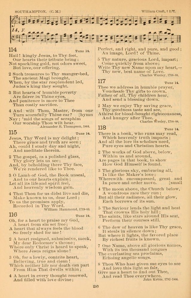 Offices of Worship and Hymns: with tunes, 3rd ed., revised and enlarged page 97