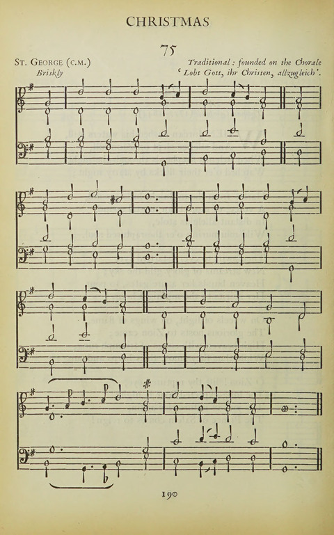 The Oxford Hymn Book page 189