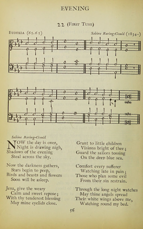 The Oxford Hymn Book page 55