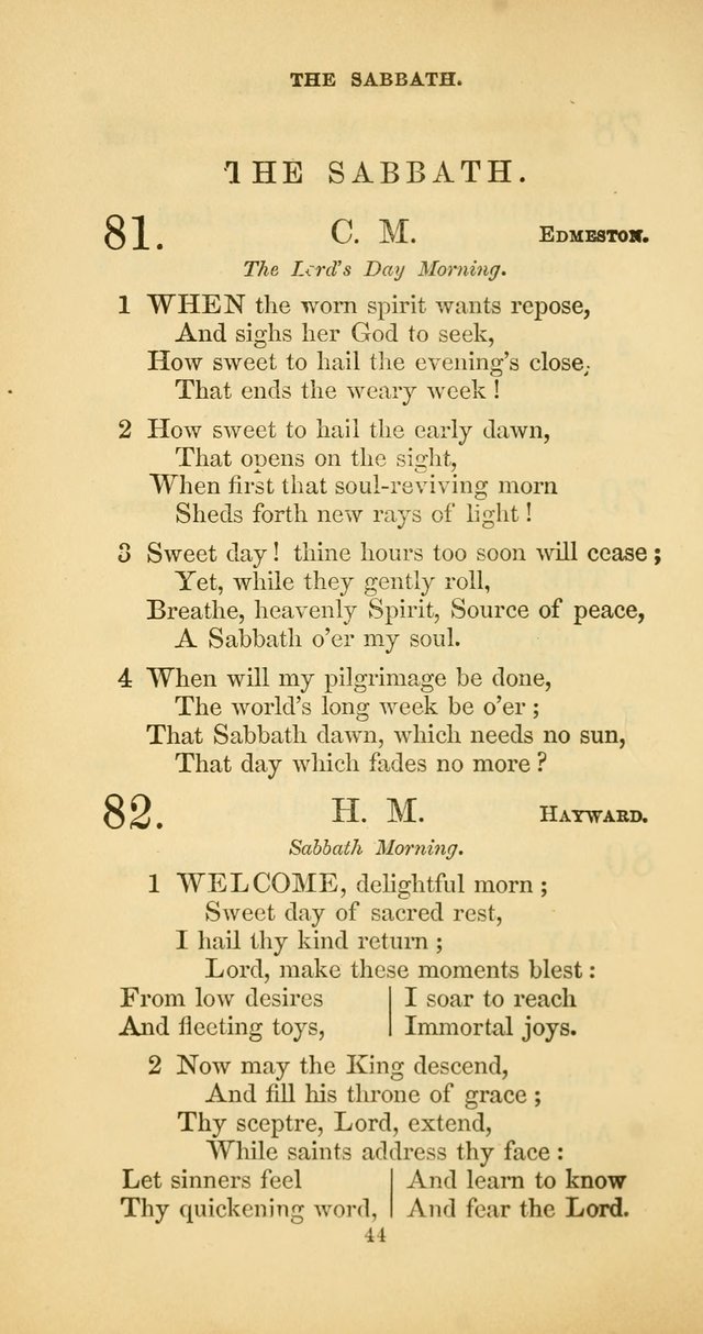 The Psalmody: a collection of hymns for public and social worship page 111