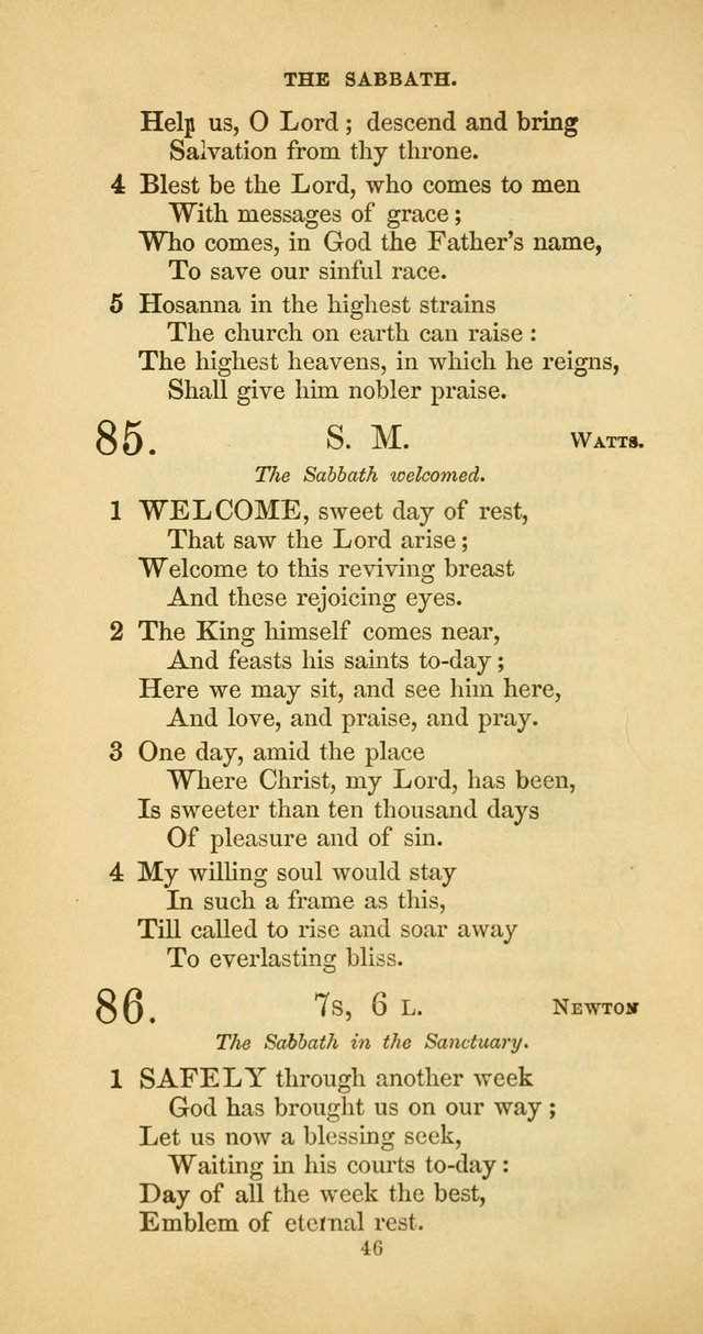 The Psalmody: a collection of hymns for public and social worship page 113