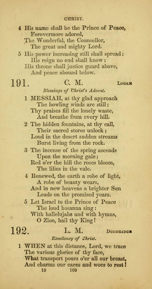 The Psalmody: a collection of hymns for public and social worship page 176