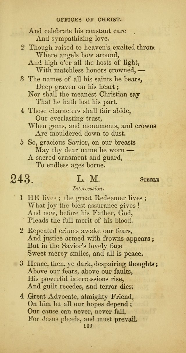 The Psalmody: a collection of hymns for public and social worship page 206