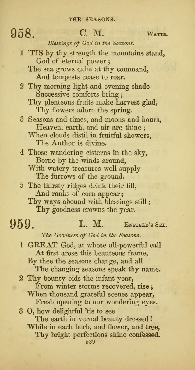 The Psalmody: a collection of hymns for public and social worship page 606