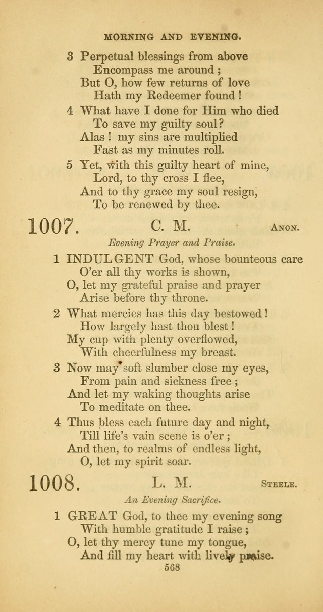 The Psalmody: a collection of hymns for public and social worship page 635