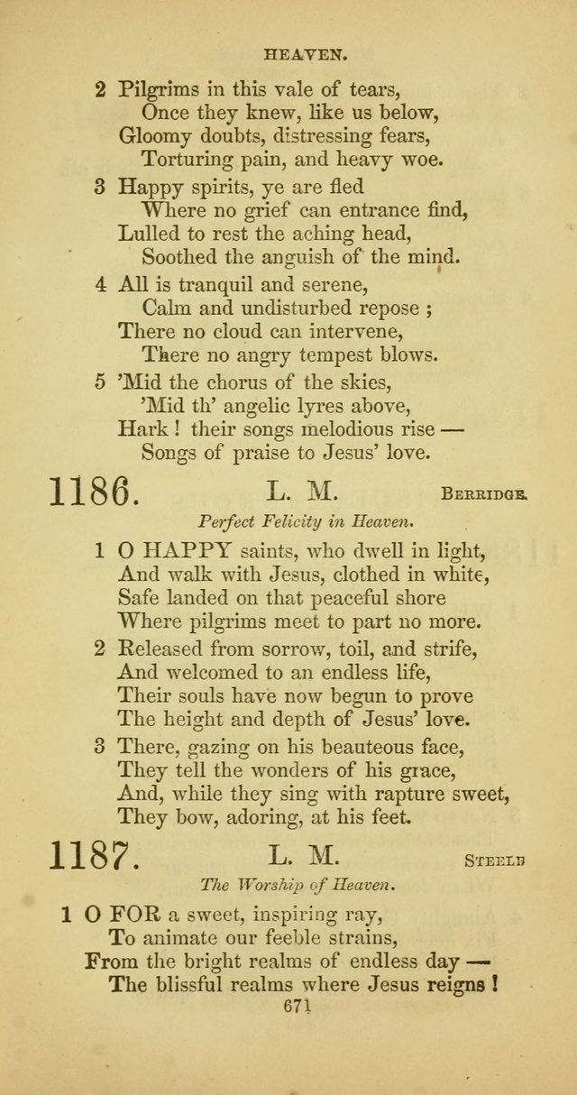 The Psalmody: a collection of hymns for public and social worship page 738