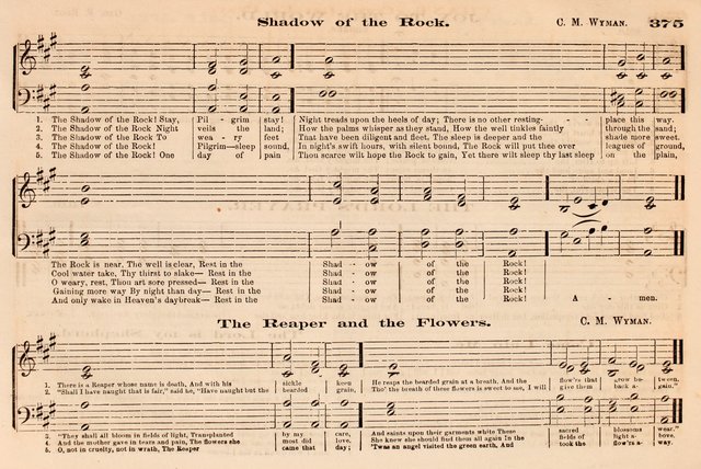 The Palm: a collection of sacred music, for choirs, singing schools and conventions page 375