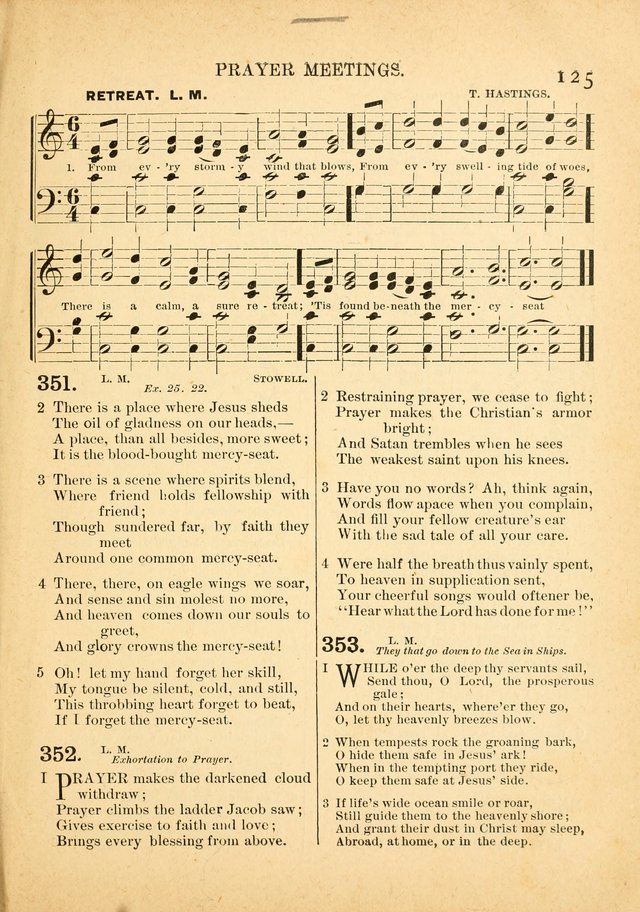 The Primitive Baptist Hymnal: a choice collection of hymns and tunes of early and late composition page 125