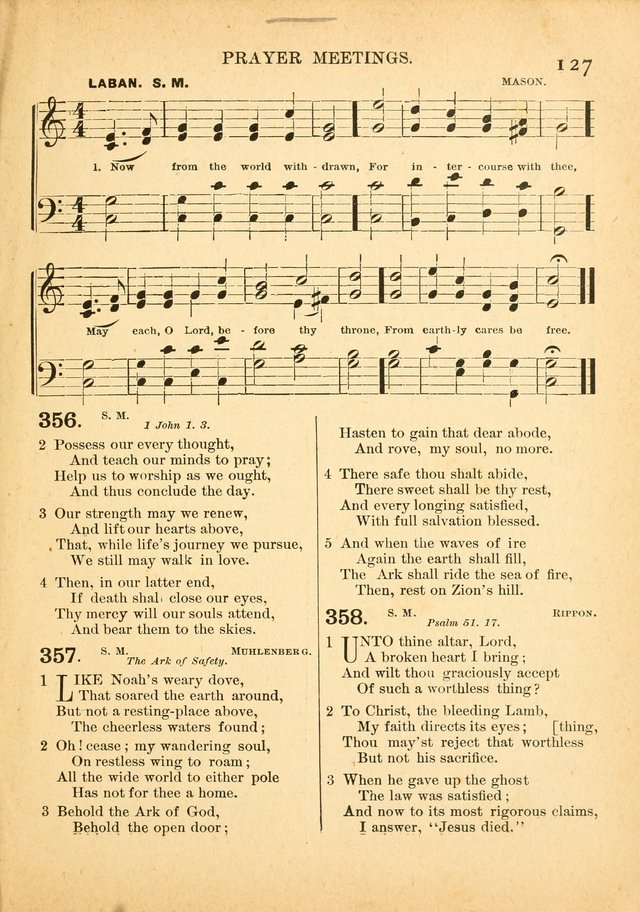 The Primitive Baptist Hymnal: a choice collection of hymns and tunes of early and late composition page 127