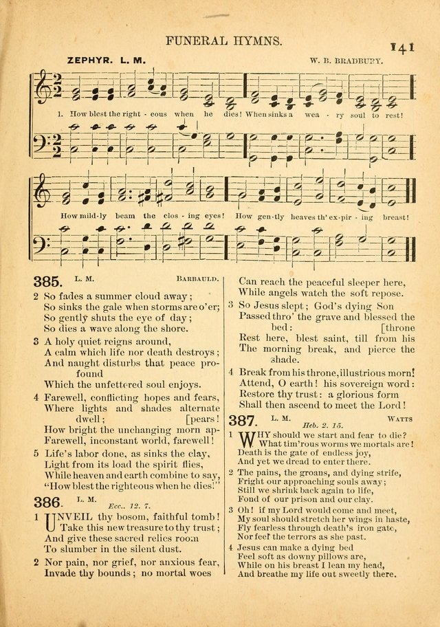 The Primitive Baptist Hymnal: a choice collection of hymns and tunes of early and late composition page 141