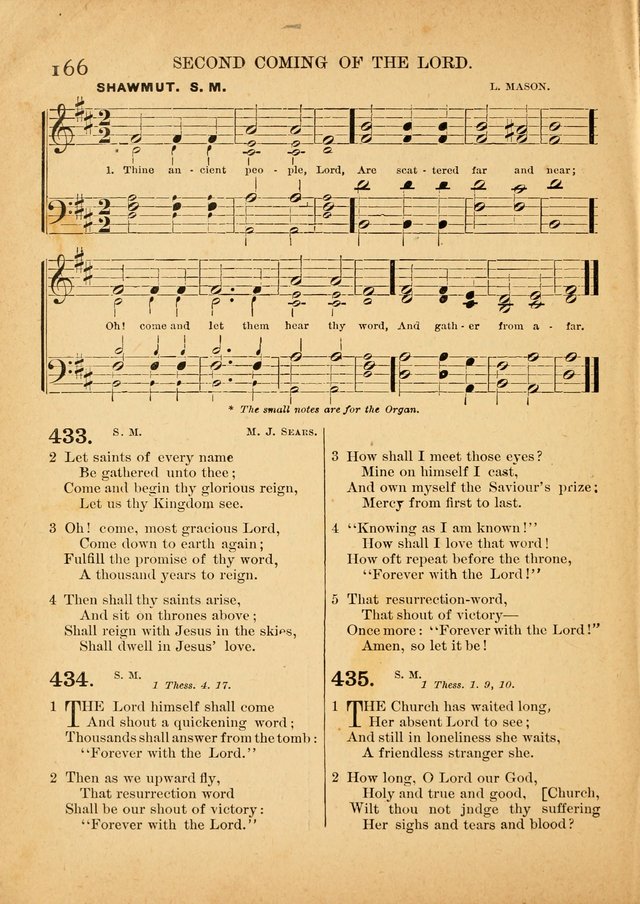 The Primitive Baptist Hymnal: a choice collection of hymns and tunes of early and late composition page 166
