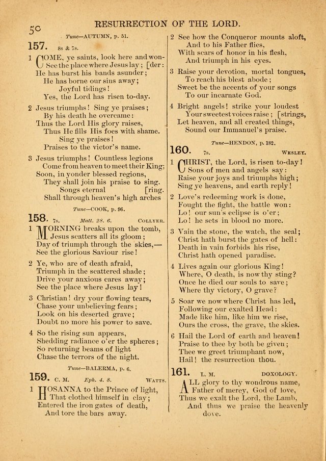 The Primitive Baptist Hymnal: a choice collection of hymns and tunes of early and late composition page 50