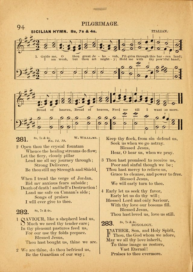 The Primitive Baptist Hymnal: a choice collection of hymns and tunes of early and late composition page 94