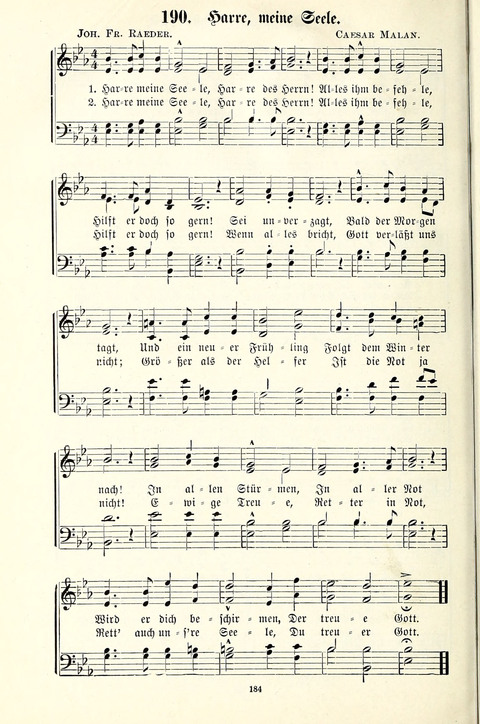 Perlen und Blüthen: Liederbuch zum Gebrauch in der Deutsch-Amerikanischen Sonntags-Schule page 182