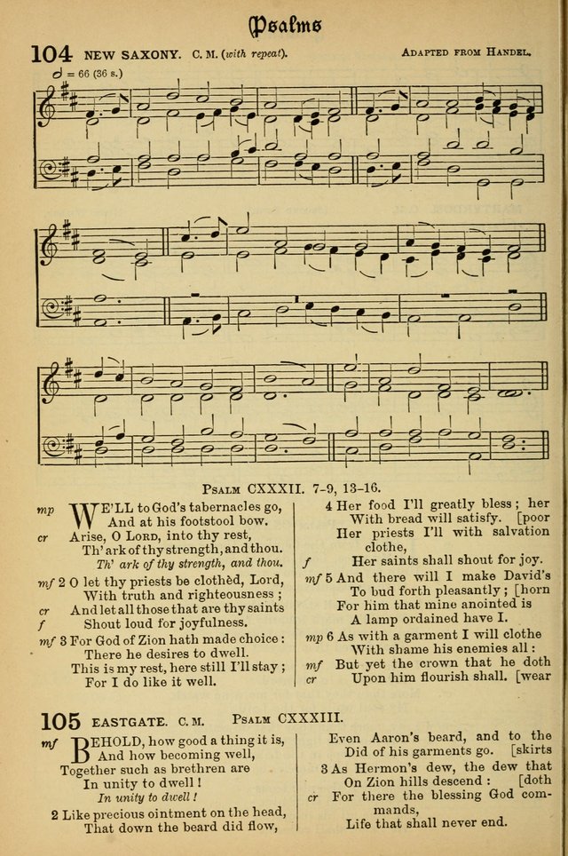 The Presbyterian Book of Praise: approved and commended by the General Assembly of the Presbyterian Church in Canada; With tunes; Part I. Selections from the Psalter. Part II. The Hymnal, rev, and en. page 100