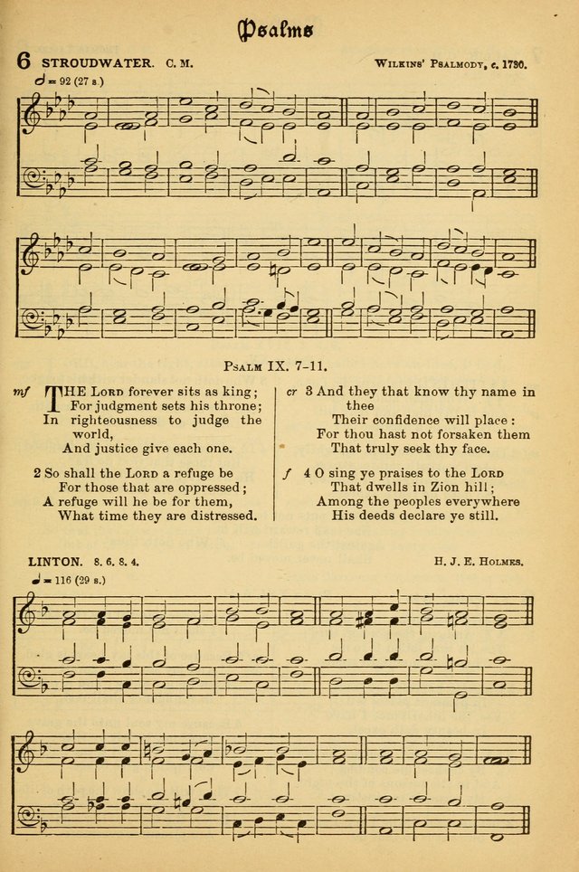 The Presbyterian Book of Praise: approved and commended by the General Assembly of the Presbyterian Church in Canada; With tunes; Part I. Selections from the Psalter. Part II. The Hymnal, rev, and en. page 5
