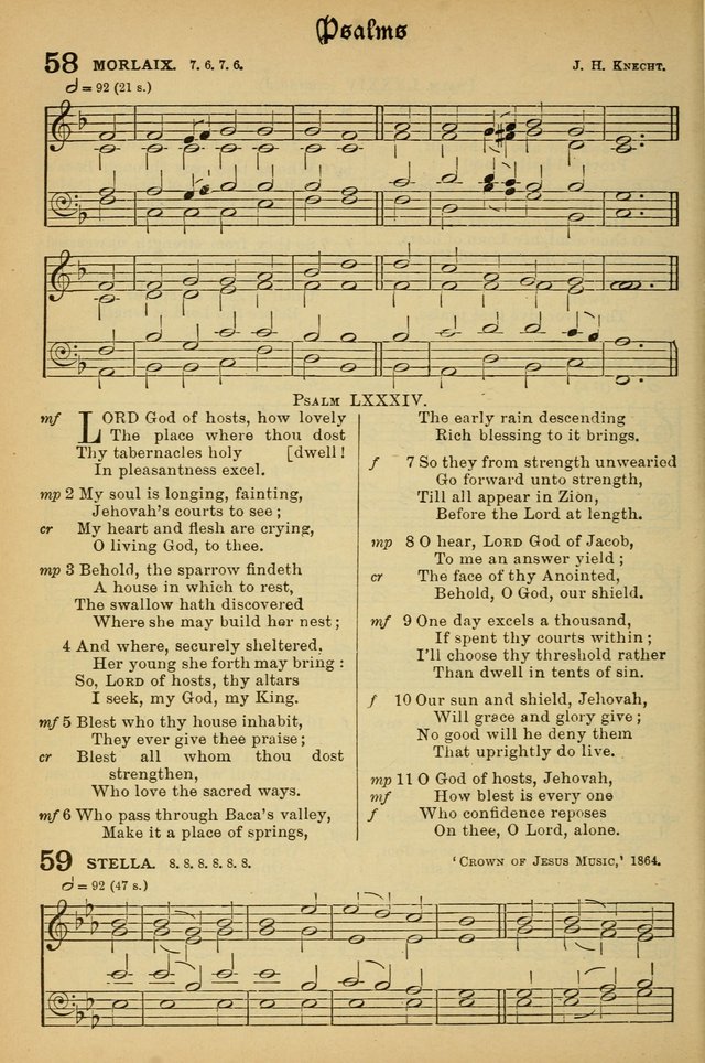 The Presbyterian Book of Praise: approved and commended by the General Assembly of the Presbyterian Church in Canada; With tunes; Part I. Selections from the Psalter. Part II. The Hymnal, rev, and en. page 56