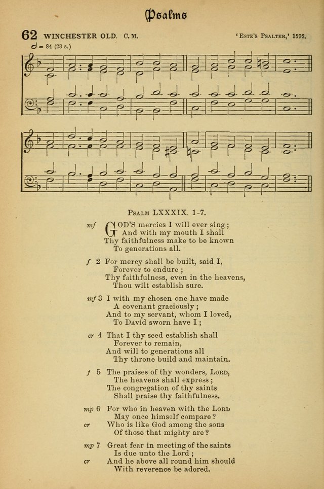 The Presbyterian Book of Praise: approved and commended by the General Assembly of the Presbyterian Church in Canada; With tunes; Part I. Selections from the Psalter. Part II. The Hymnal, rev, and en. page 60