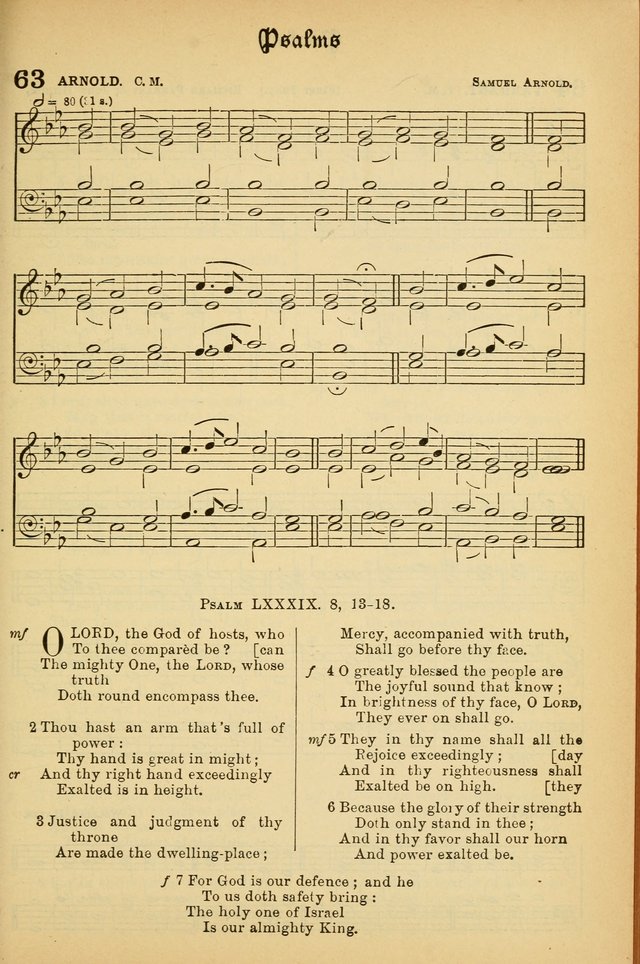 The Presbyterian Book of Praise: approved and commended by the General Assembly of the Presbyterian Church in Canada; With tunes; Part I. Selections from the Psalter. Part II. The Hymnal, rev, and en. page 61