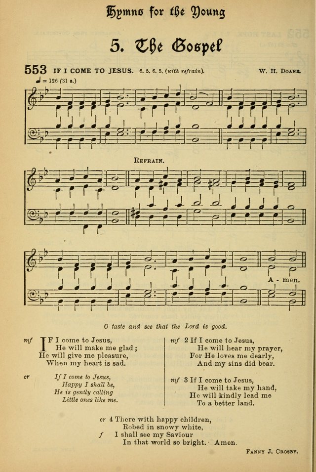 The Presbyterian Book of Praise: approved and commended by the General Assembly of the Presbyterian Church in Canada; With tunes; Part I. Selections from the Psalter. Part II. The Hymnal, rev, and en. page 744