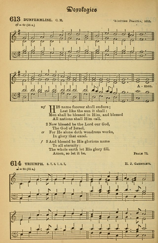 The Presbyterian Book of Praise: approved and commended by the General Assembly of the Presbyterian Church in Canada; With tunes; Part I. Selections from the Psalter. Part II. The Hymnal, rev, and en. page 808