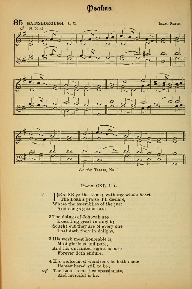 The Presbyterian Book of Praise: approved and commended by the General Assembly of the Presbyterian Church in Canada; With tunes; Part I. Selections from the Psalter. Part II. The Hymnal, rev, and en. page 84