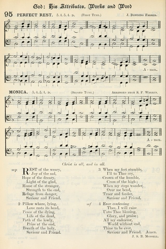The Presbyterian Book of Praise: approved and commended by the General Assembly of the Presbyterian Church in Canada, with Tunes page 206