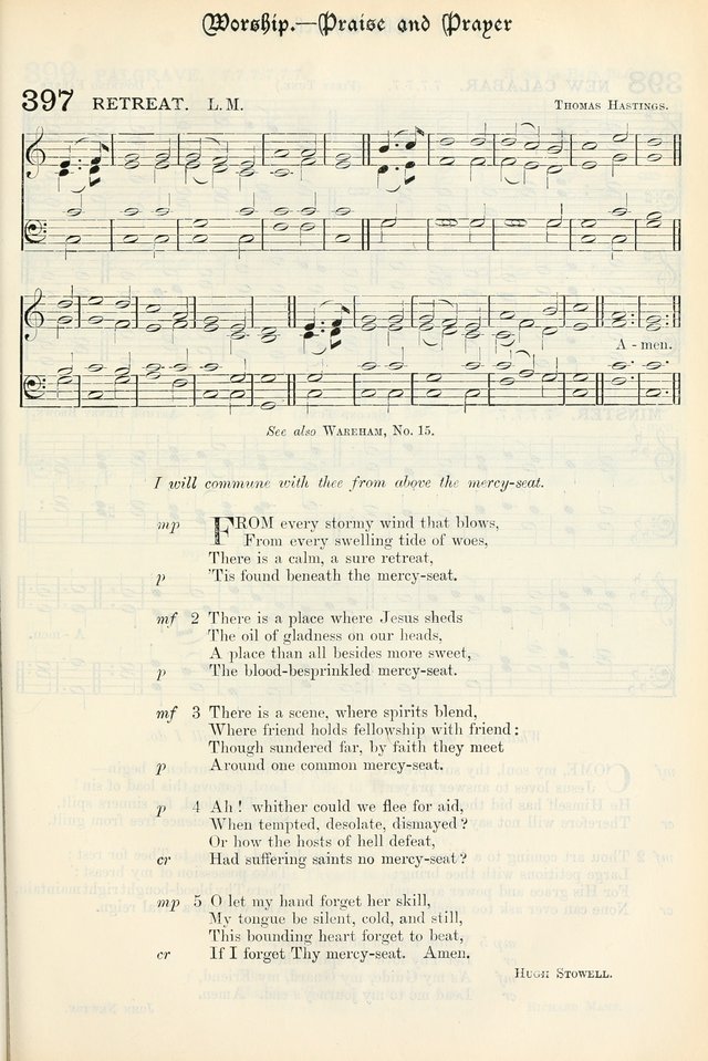 The Presbyterian Book of Praise: approved and commended by the General Assembly of the Presbyterian Church in Canada, with Tunes page 497