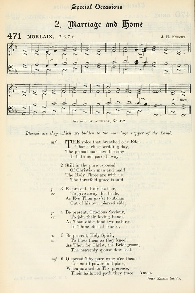 The Presbyterian Book of Praise: approved and commended by the General Assembly of the Presbyterian Church in Canada, with Tunes page 564