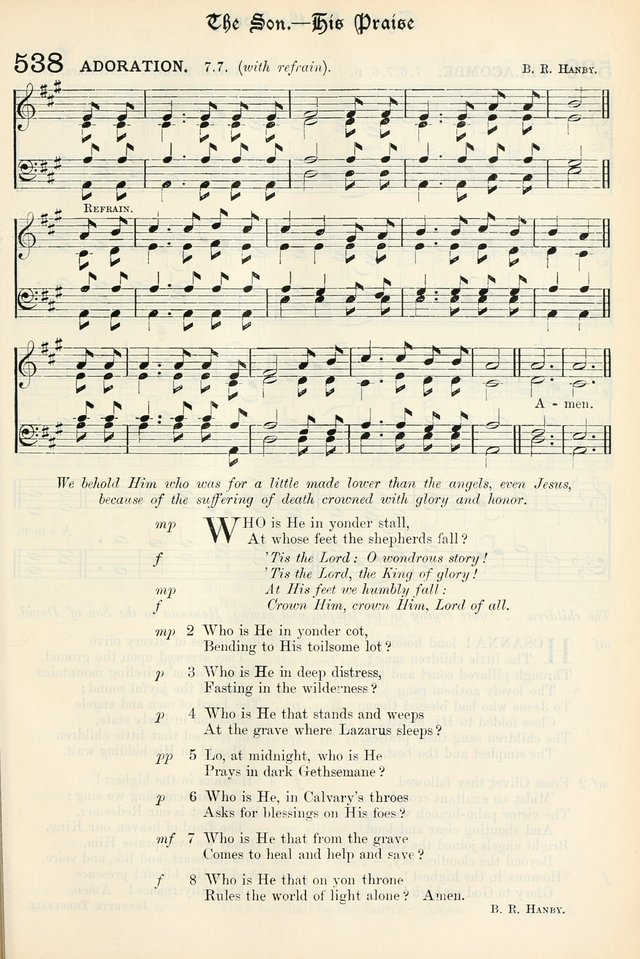 The Presbyterian Book of Praise: approved and commended by the General Assembly of the Presbyterian Church in Canada, with Tunes page 627