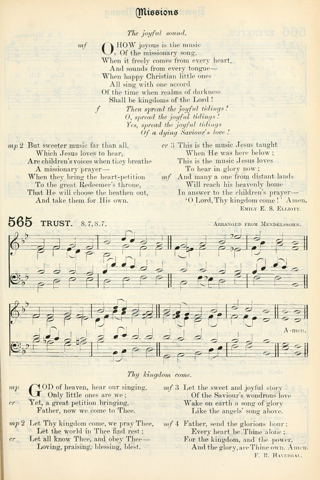 The Presbyterian Book of Praise: approved and commended by the General Assembly of the Presbyterian Church in Canada, with Tunes page 653