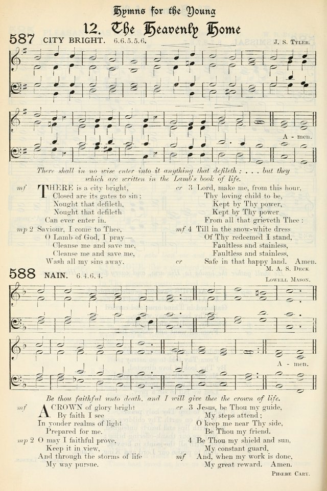 The Presbyterian Book of Praise: approved and commended by the General Assembly of the Presbyterian Church in Canada, with Tunes page 672