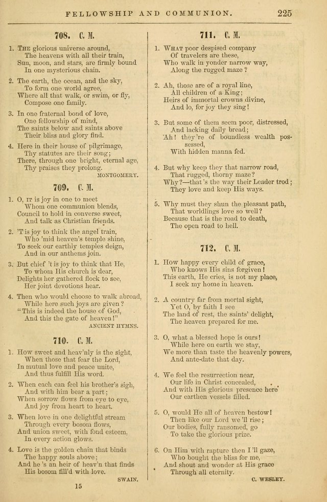 Plymouth Collection of Hymns and Tunes; for the use of Christian Congregations page 244