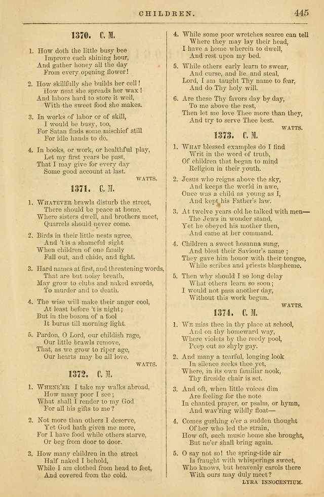 Plymouth Collection of Hymns and Tunes; for the use of Christian Congregations page 464